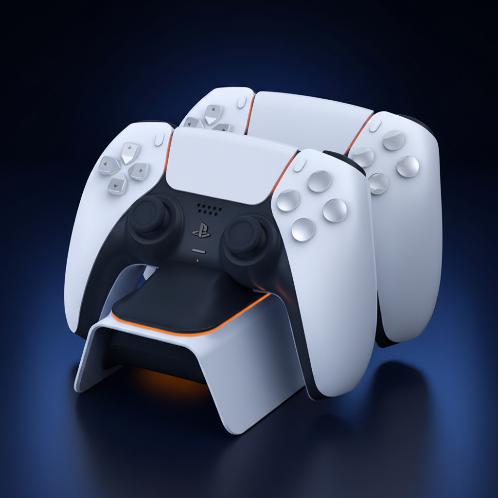 PS5 Dual Controller Charging Dock Station