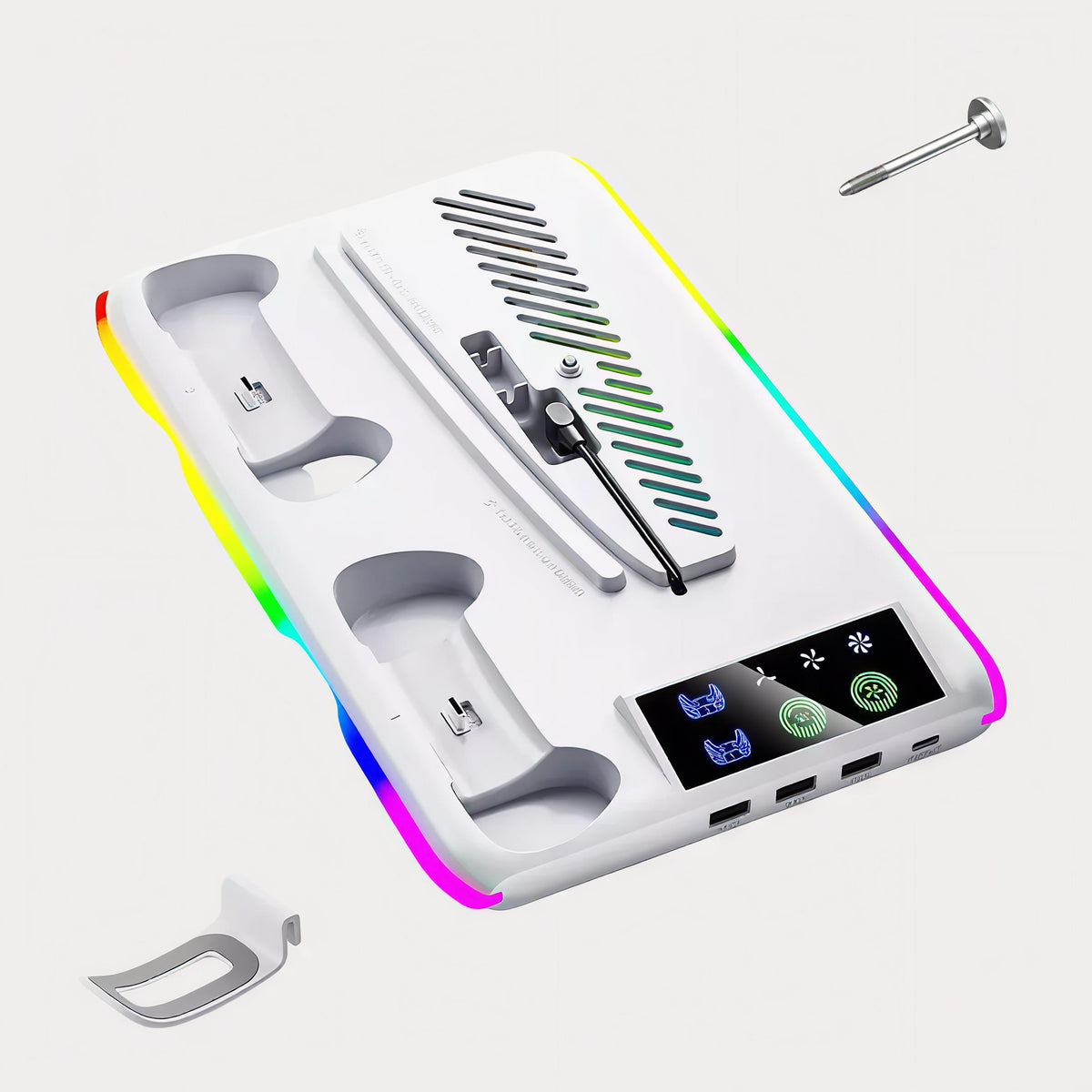 PS5 Pro/Slim Vertical Cooling Fan Stand