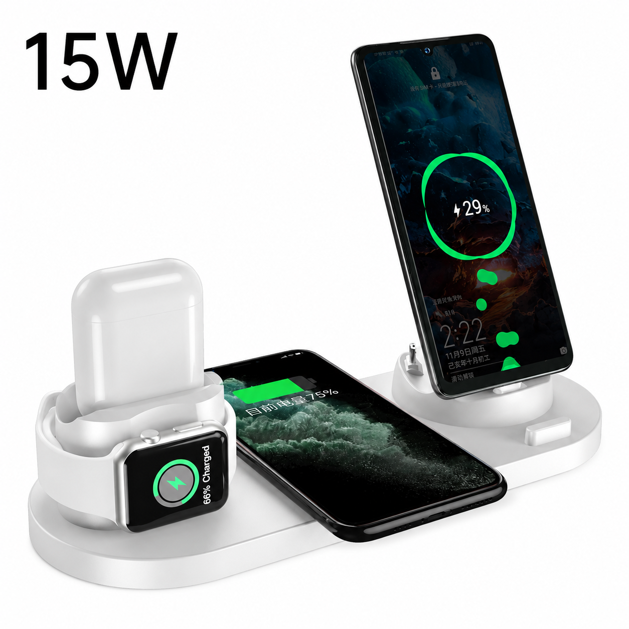 OmniCharge™ 6-in-1 Fast Wireless Charging Station