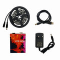 Smart Ambilight LED light strip kit with EU power adapter sync controller box and connecting cables
